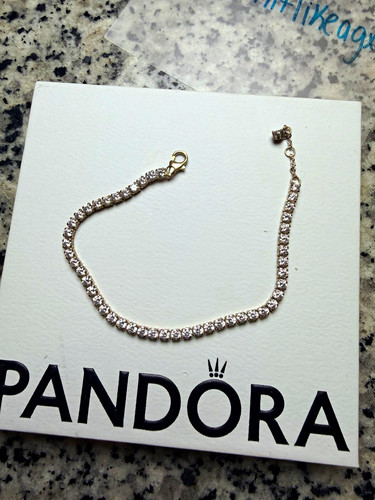 Pandora silver tennis chain - silver,